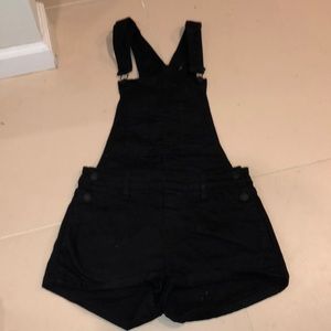 Pacsun Denim Black Short Overalls - 25